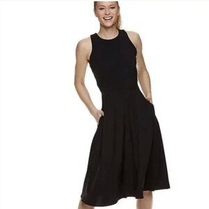 GAIAM Journey Midi Dress XL in Black